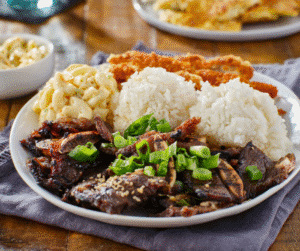 Hawaiian plate lunch